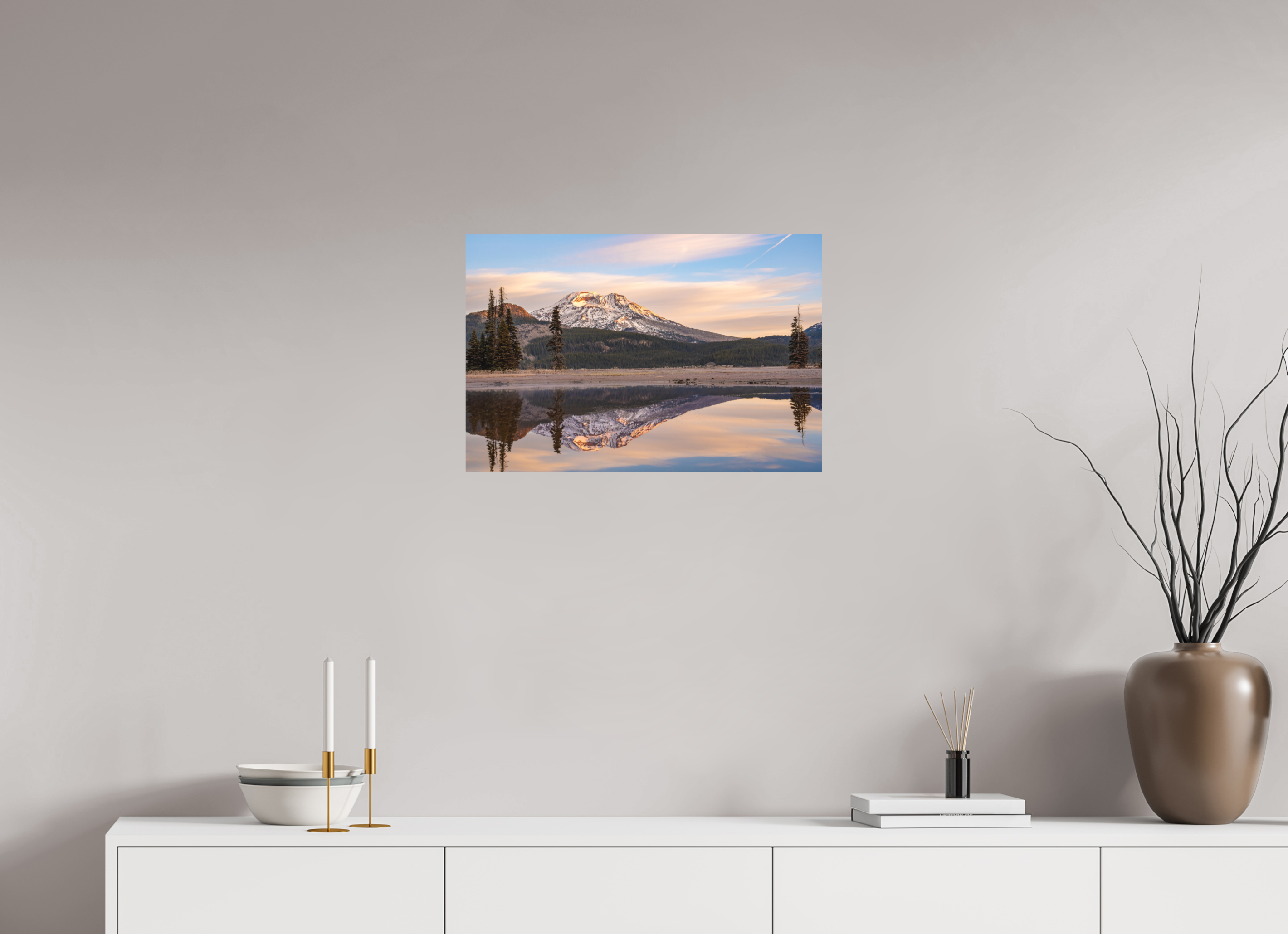 24 x 16″, Aluminum Metal South Sister